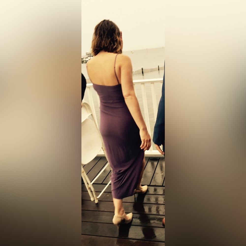 Socialite purple dress